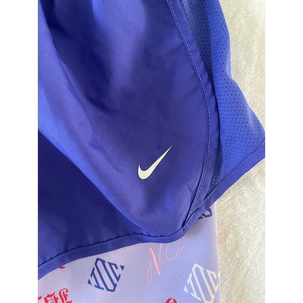 Nike Dri-FIT 2-in-1 Running Shorts Purple Graphic Liner DD7631-430 Womens Medium - Picture 9 of 10